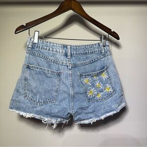 Embroidered Denim Women Shorts